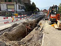 13.08.2025 Baustellenbereich Bernstrasse 9