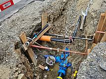 27.08.2025 Baustellenbereich Kreuzung Schulhausstrasse