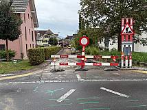 28.08.2025 Baustellenabschrankung Chäsereiweg