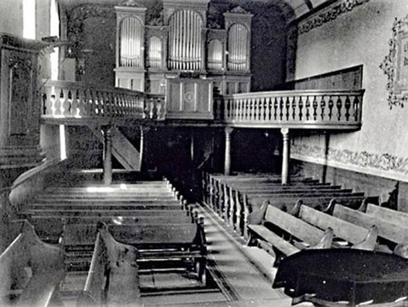 Kirchenschiff um 1900
