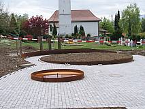 Neuer Brunnen mit Ablaufschacht