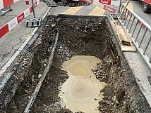 07.10.2019 Startgrube vor Spühlborung