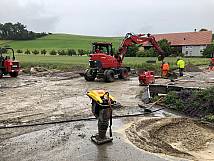 17.06.2020 Kreuzung Schützenhaus vor Belagseinbau