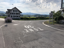 Bahnhofstrasse Einmündung Kantonsstrasse