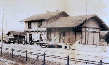 Unser Bahnhof 1865